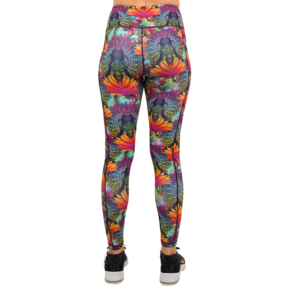 back of namaste all day full length leggings