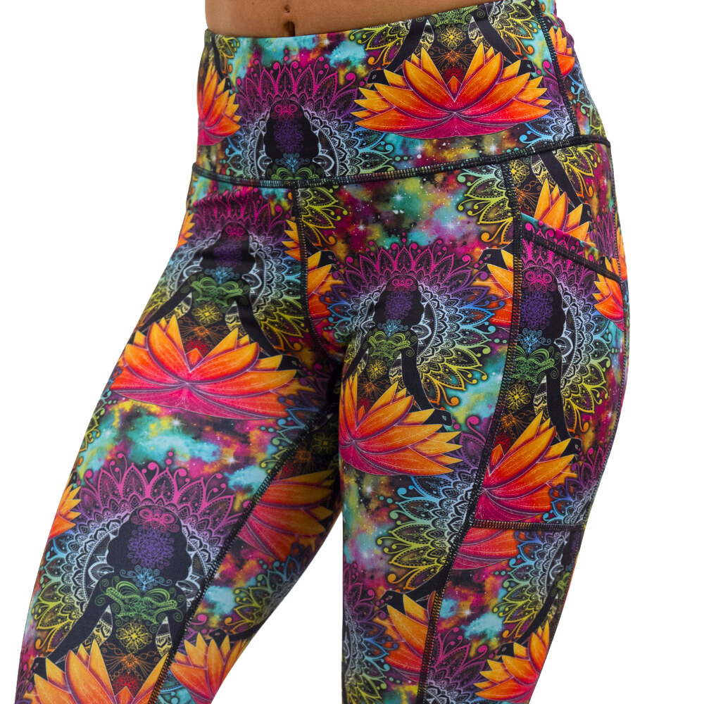 close up of namaste all day leggings