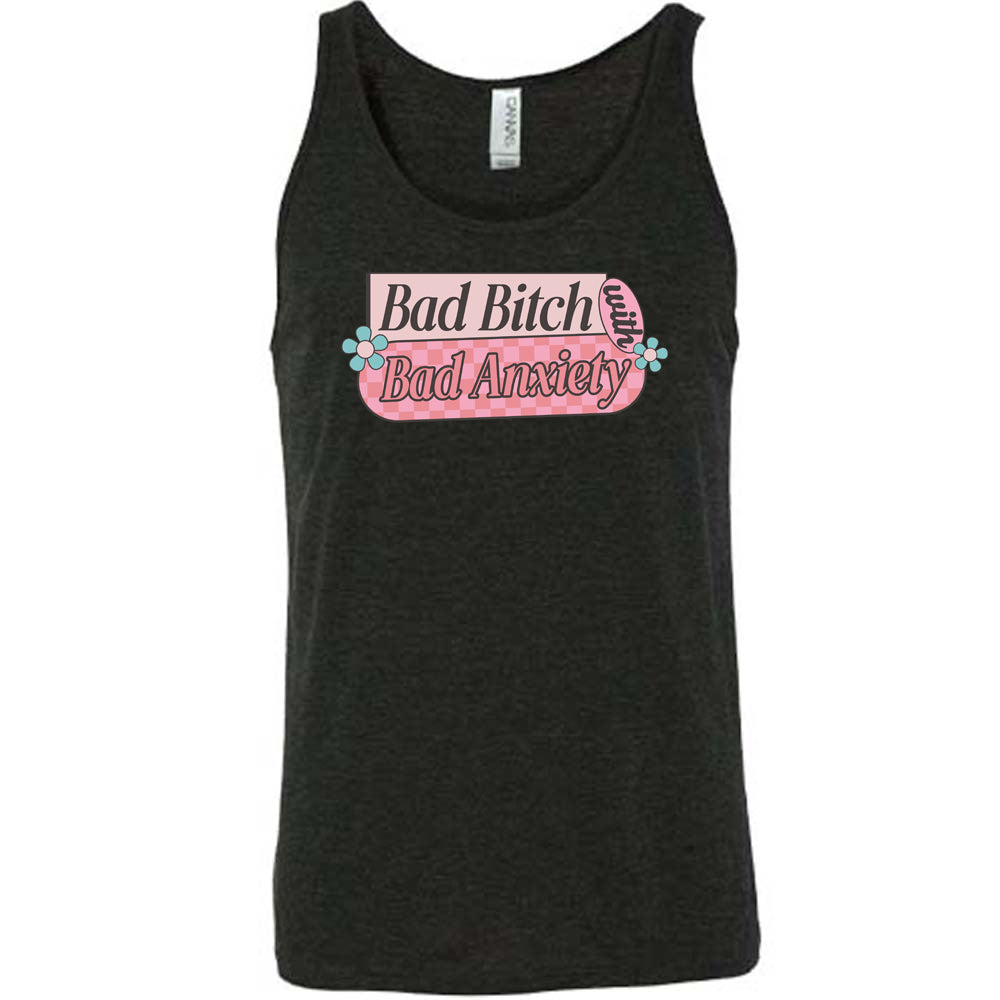 black Bad Bitch With Bad Anxiety Unisex Shirt