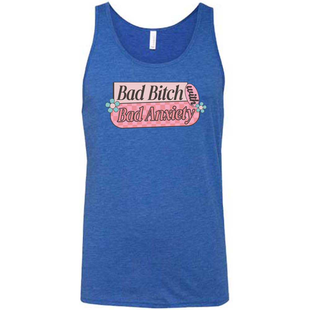 blue Bad Bitch With Bad Anxiety Unisex Shirt