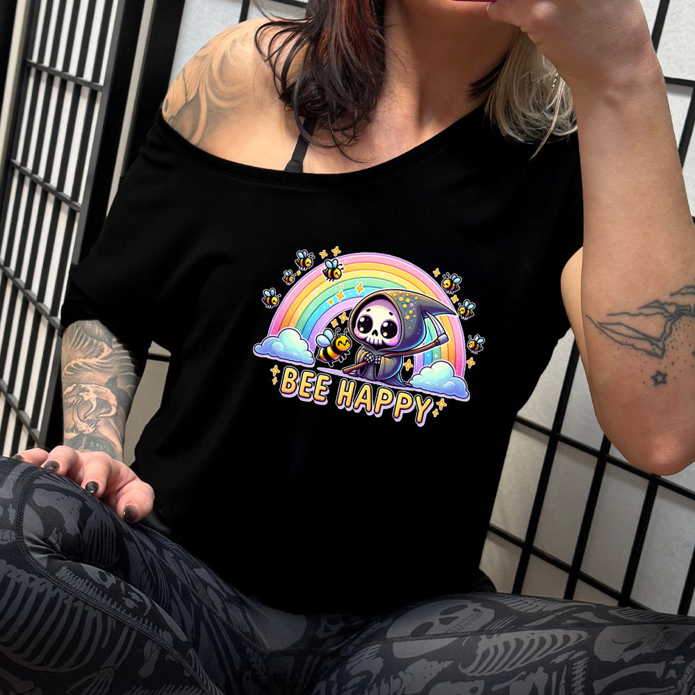 Bee Happy | Slouchy Tee