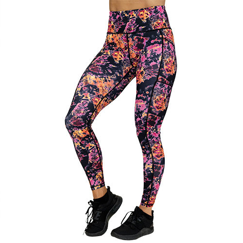 acid wash tie dye leggings