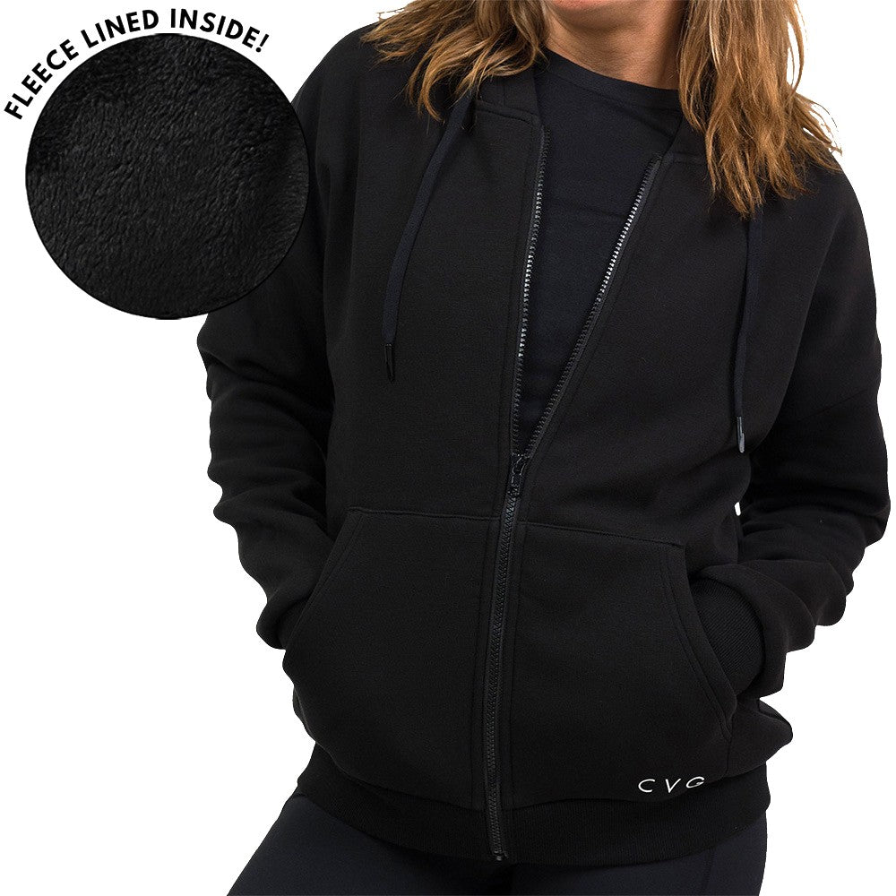 Fleece Lined Zip Up | CVG Zip Up Jacket – Constantly Varied Gear