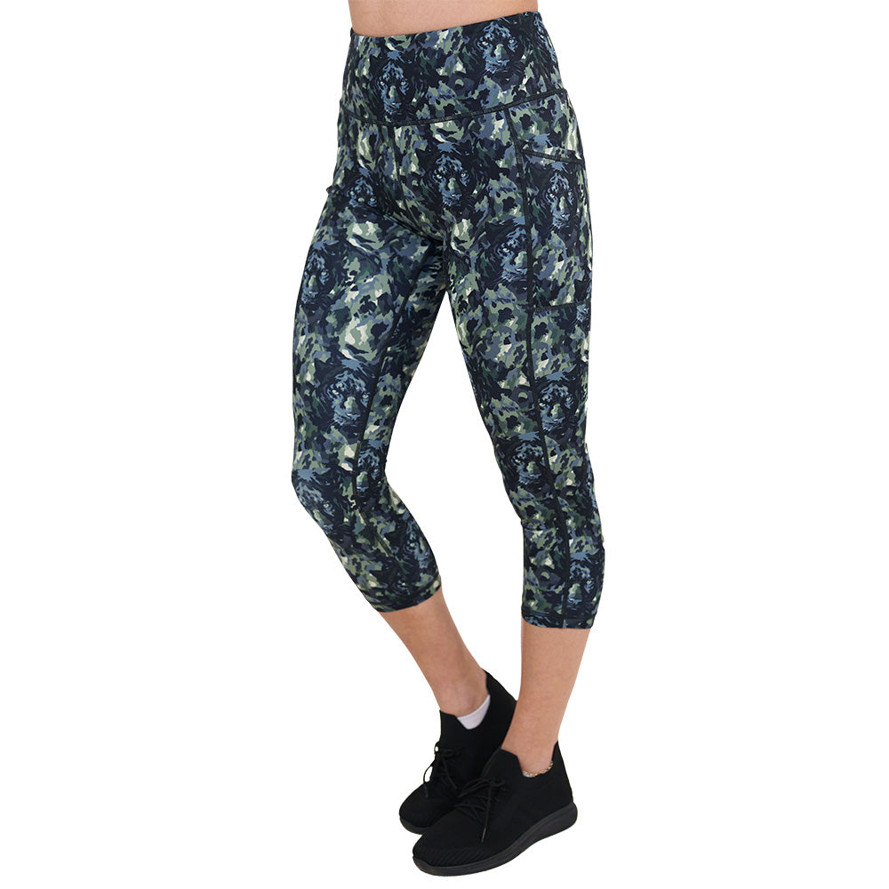 panther camo print leggings