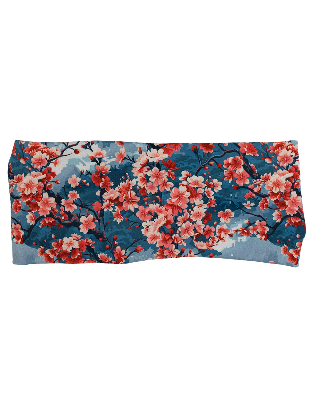 front of the cherry blossom tree headband against a white background