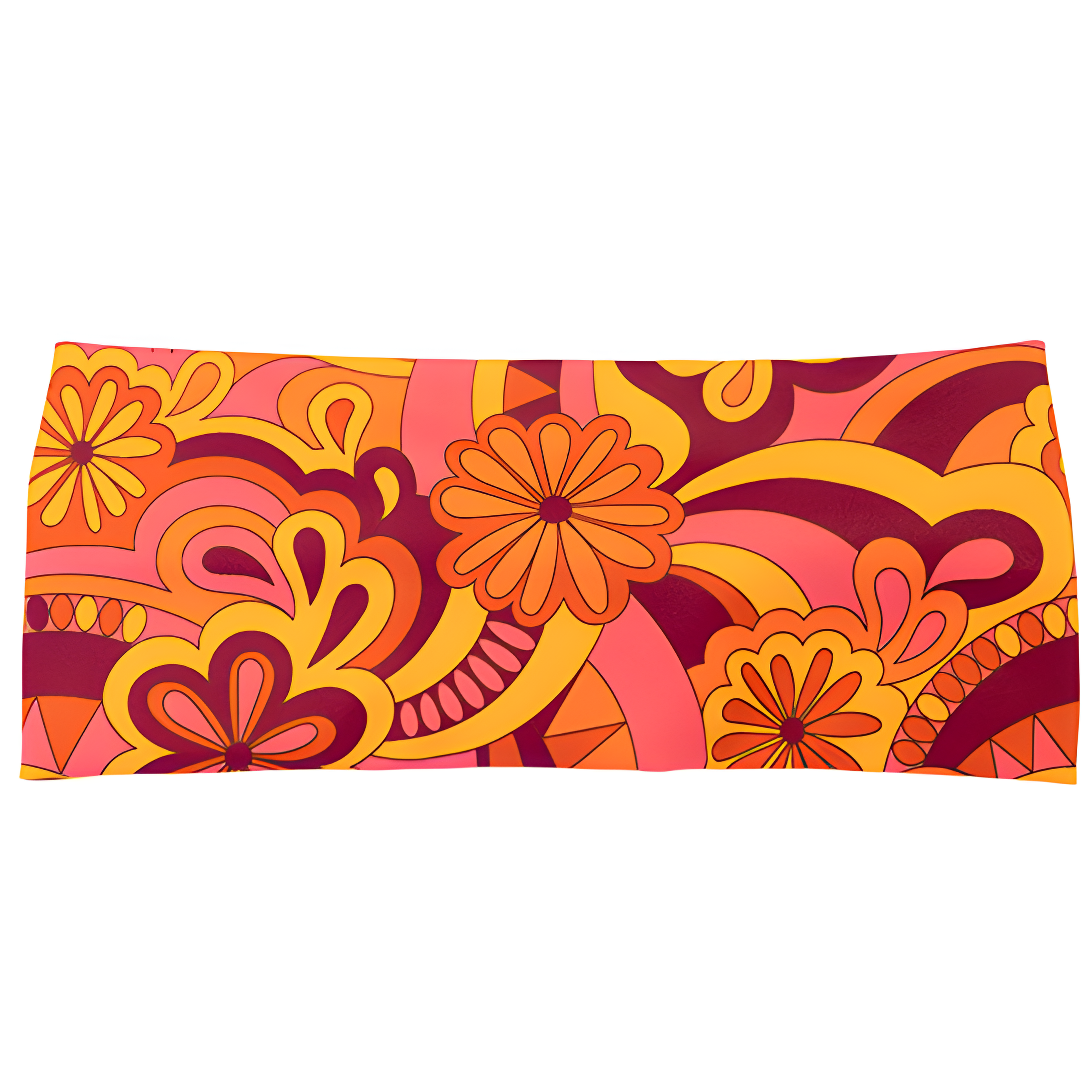 front of 70s inspired headband