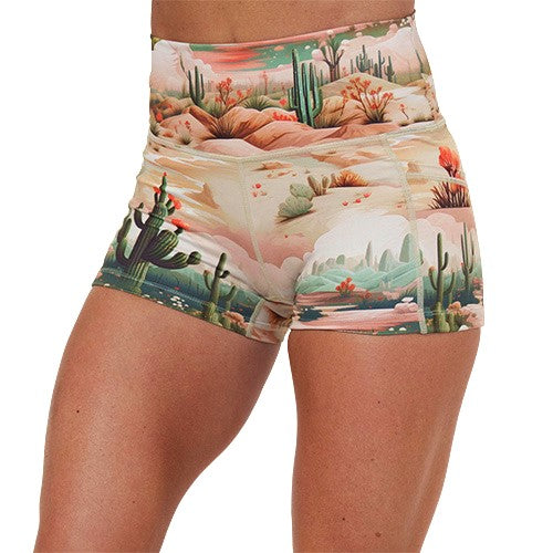 2.5 inch desert patterned shorts