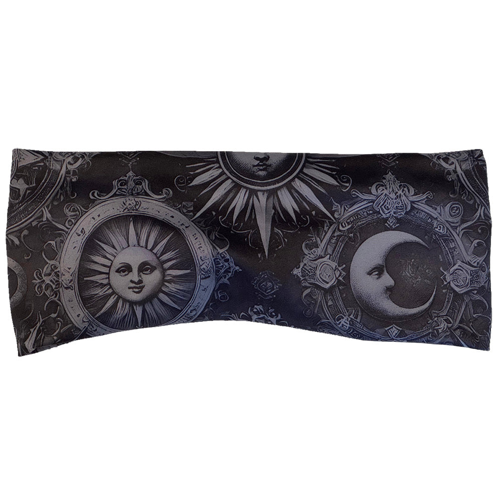 moon & stars print headband