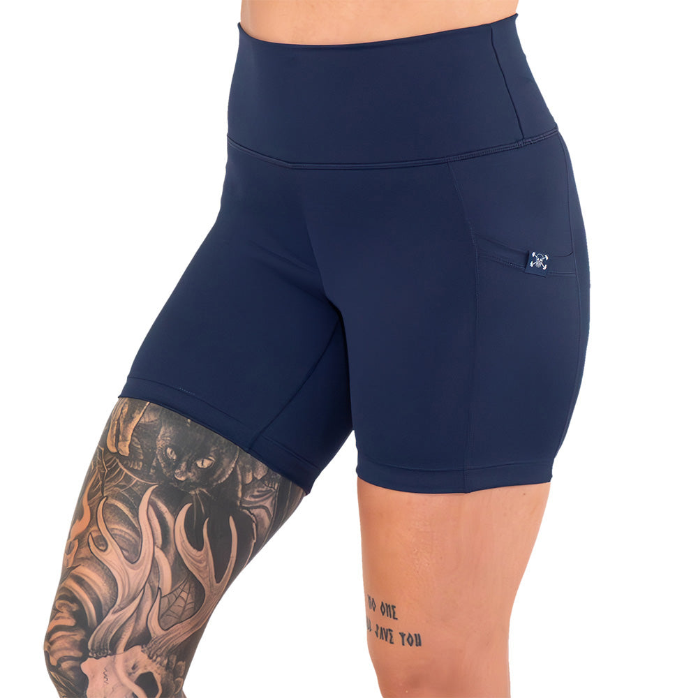 5 inch navy blue shorts
