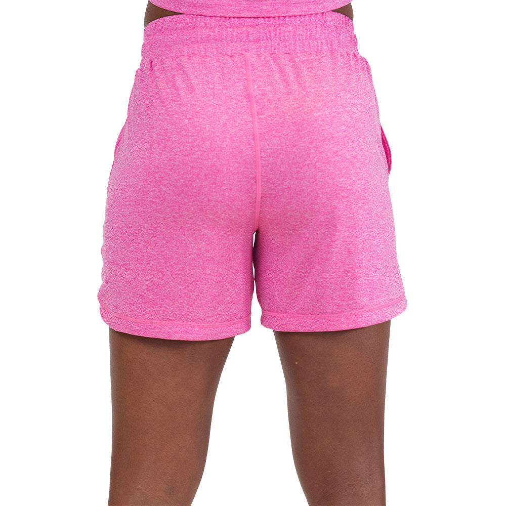 back of the pink shorts