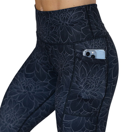 close up of side pocket large enough to hold a cell phone