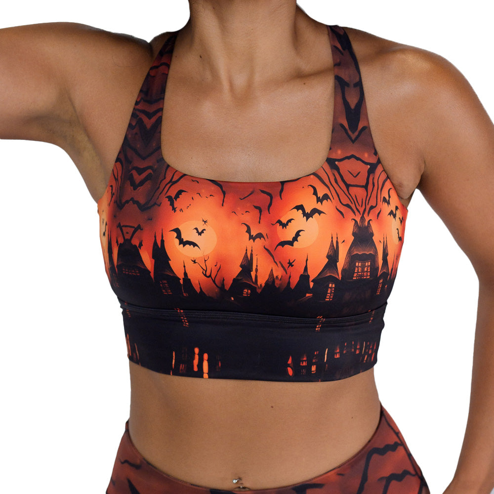 haunted house sports bra