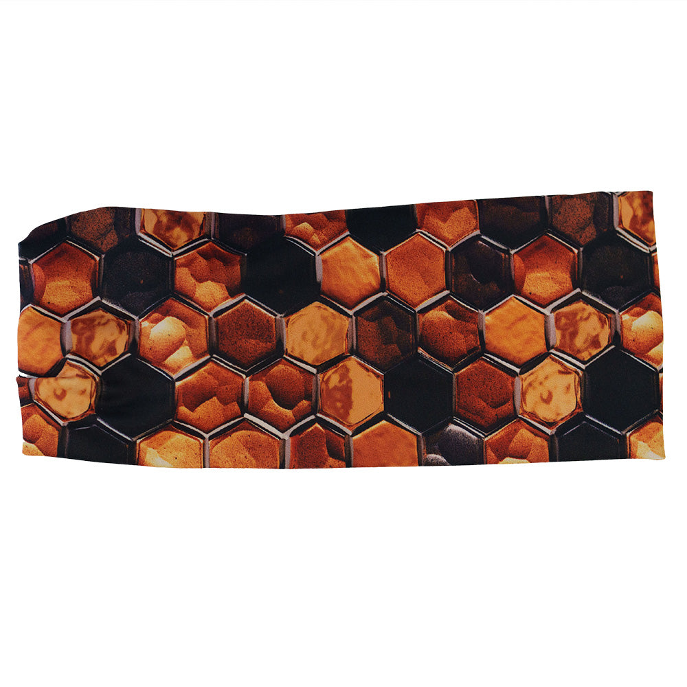 honeycomb patterned headband