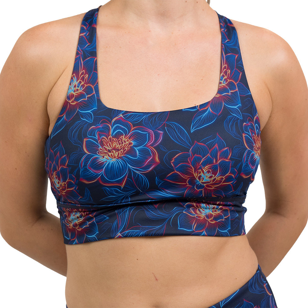 front of luminous lotus bra