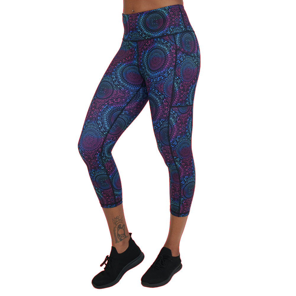 mandala print leggings