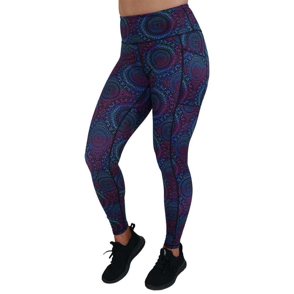 mandala print leggings