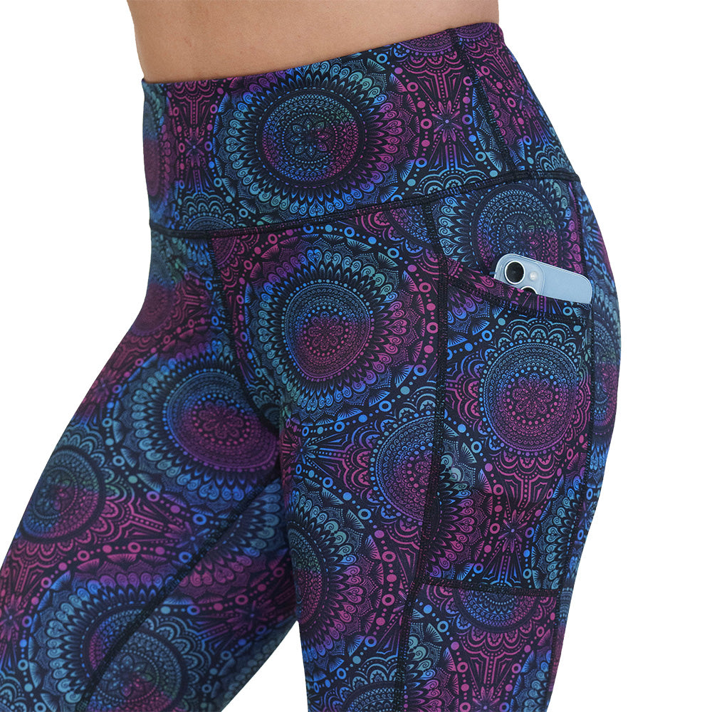 mandala print leggings