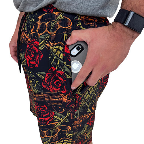 close up of side pocket