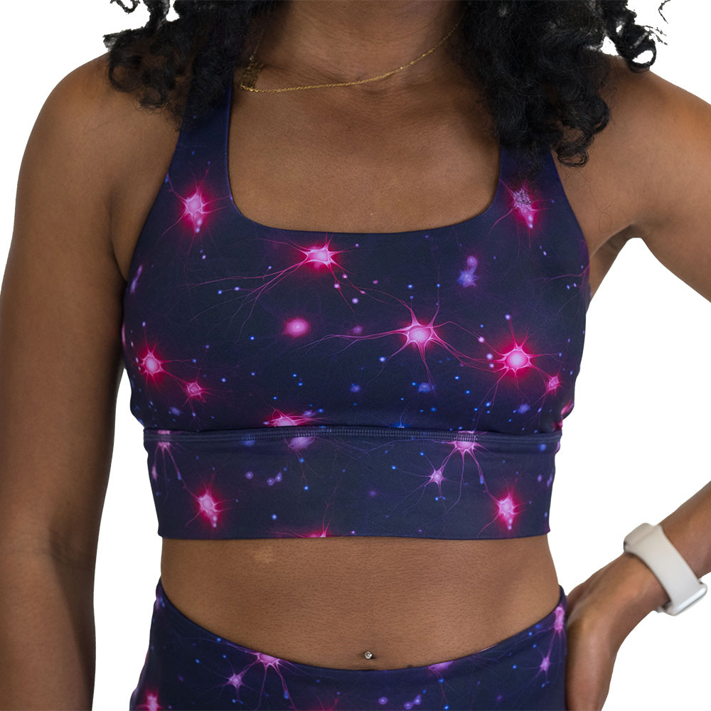 bra with a science pattern on them