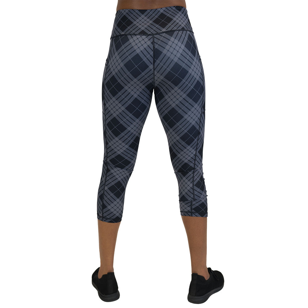back of the plaid leggings