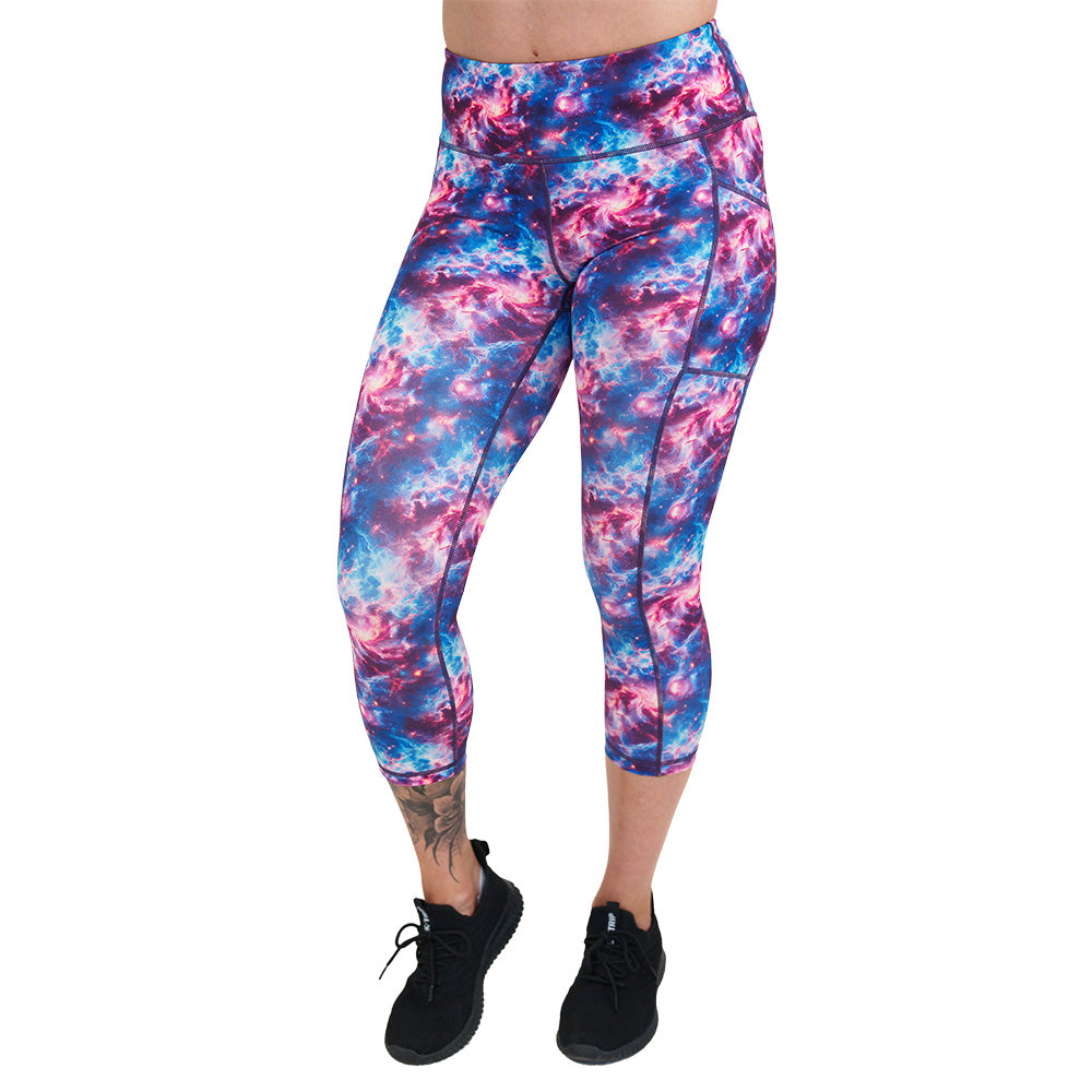 galaxy patterned leggings