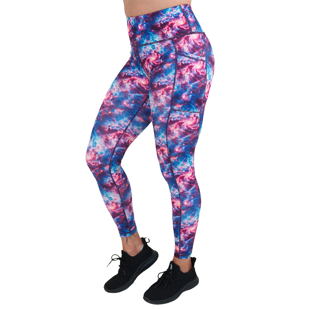 galaxy patterned leggings