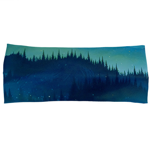 front of Aurora Borealis headband