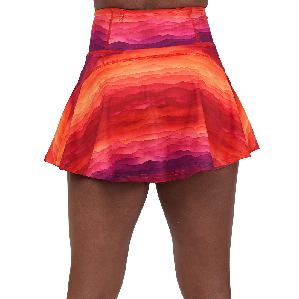 back of the pink ombre skirt