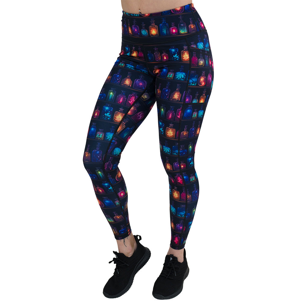 potions patterned leggings