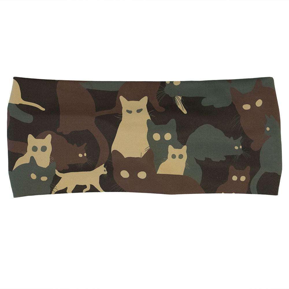 camo cat patterned headband