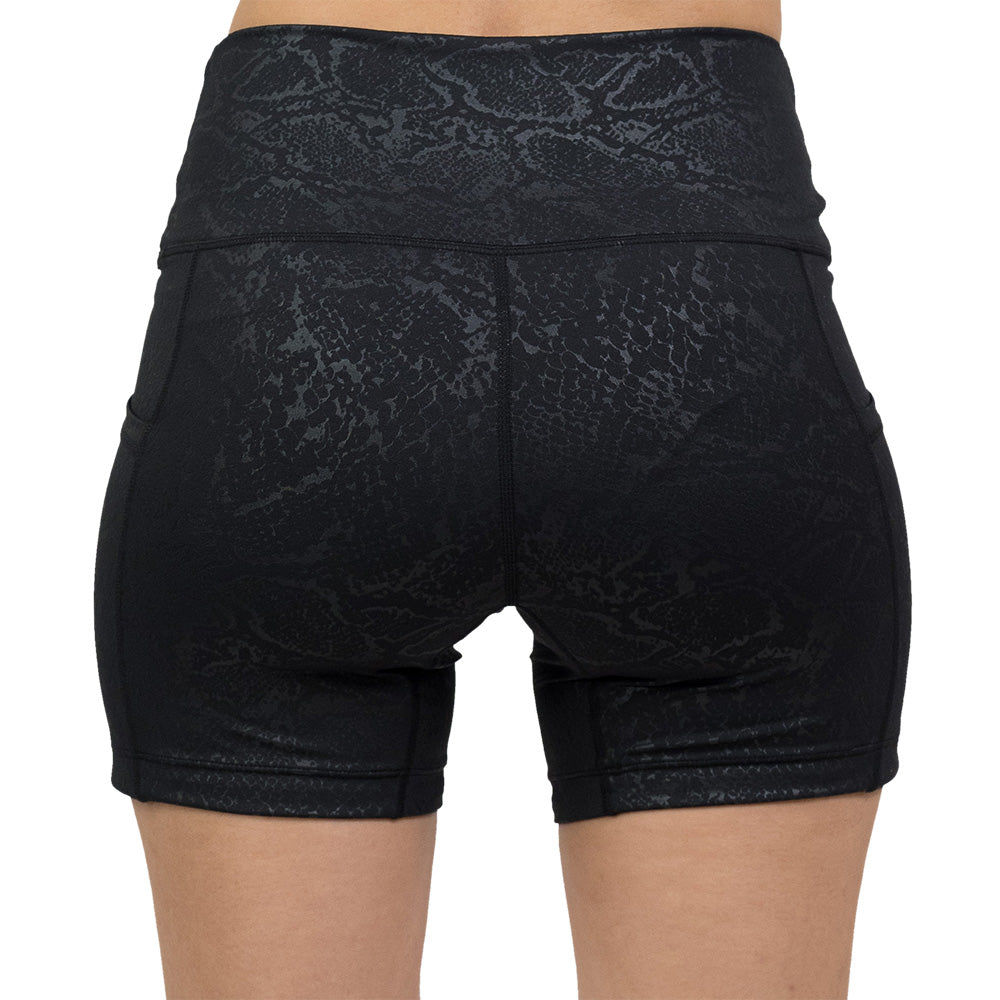 back of shadow python 5 inch shorts