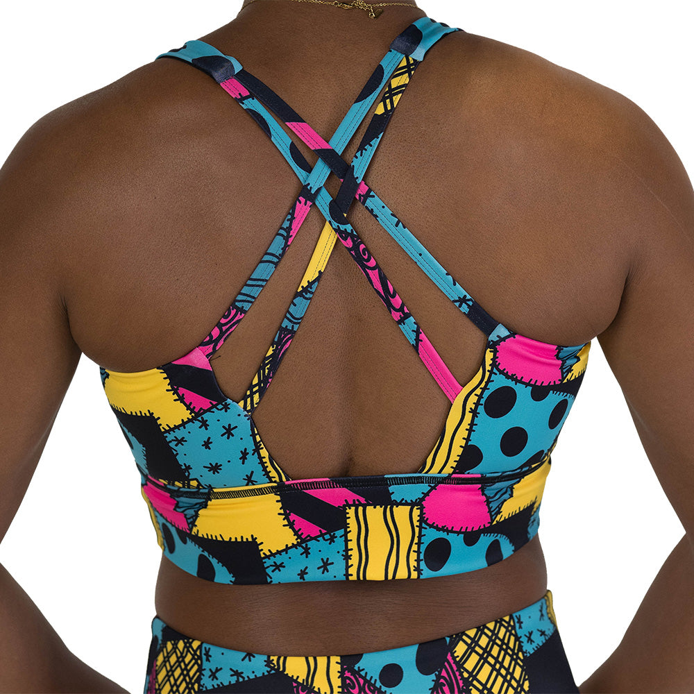 back of the patch print bra