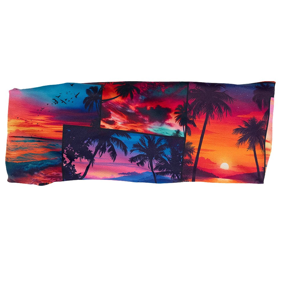 sunset patterned headband