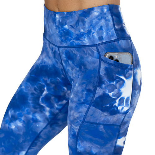 close up of side pocket large enough to hold a cell phone