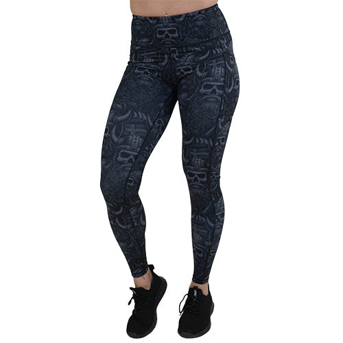 viking print leggings
