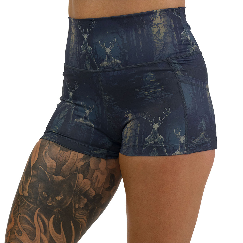 wendigo print shorts