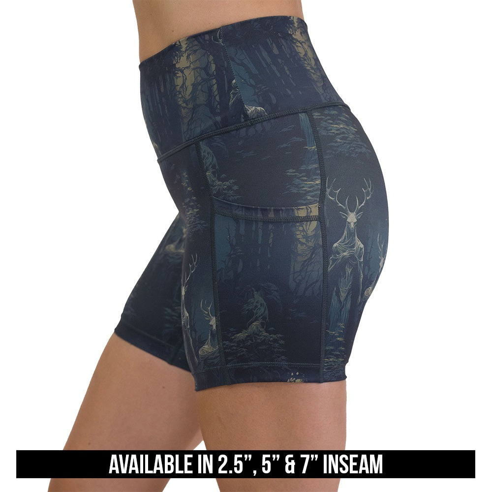 wendigo print shorts