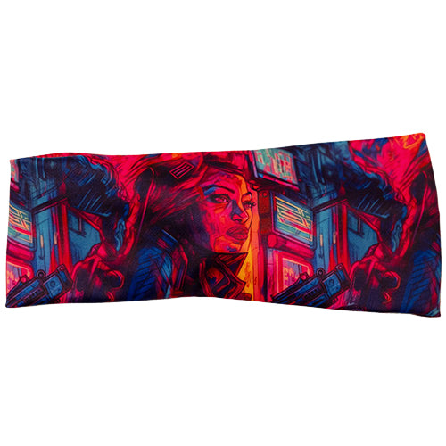 colorful bounty huntress patterned headband