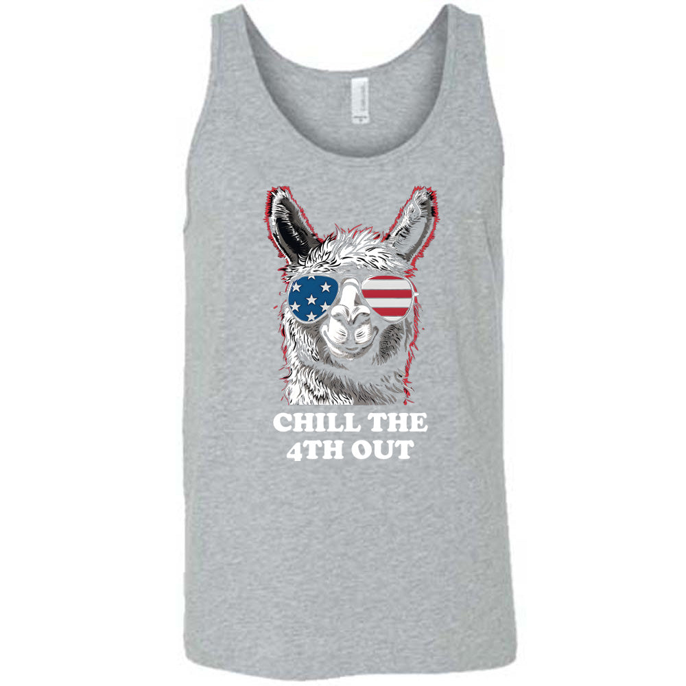 grey Chill The 4th Out Llama Unisex Shirt