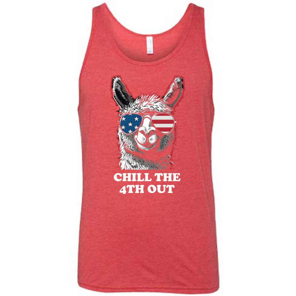 red Chill The 4th Out Llama Unisex Shirt