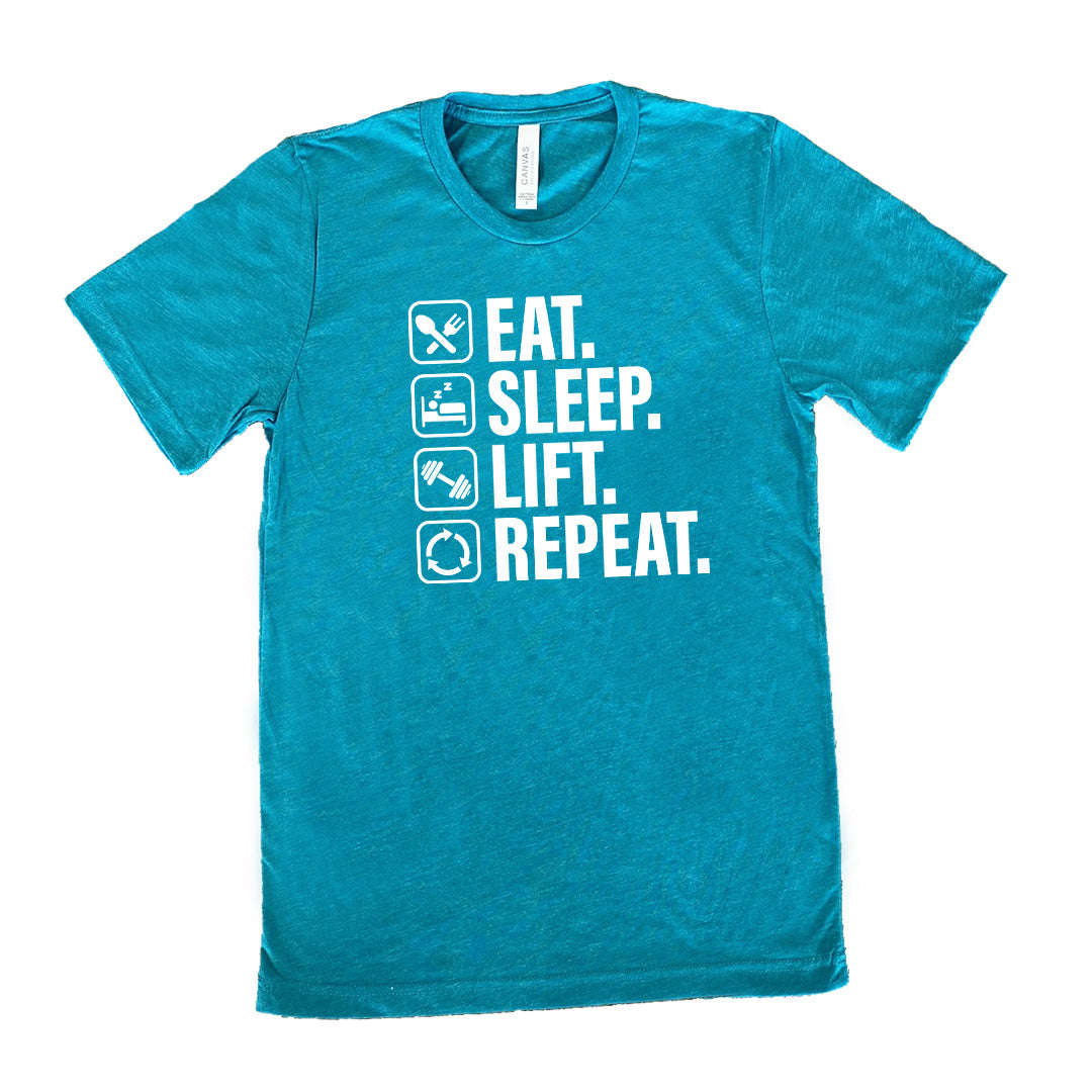 Eat Sleep Lift Repeat Shirt Unisex