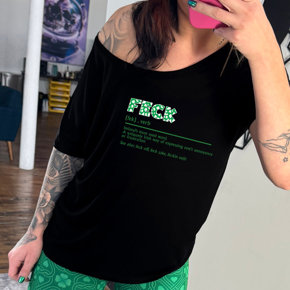 shirt with the definition of feck on it