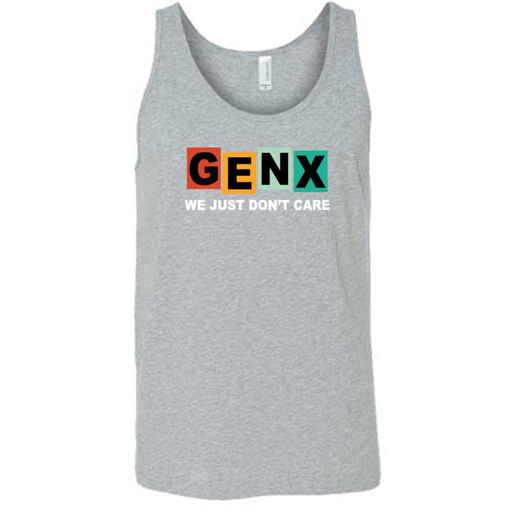 grey GenX We Just Don't Care Shirt