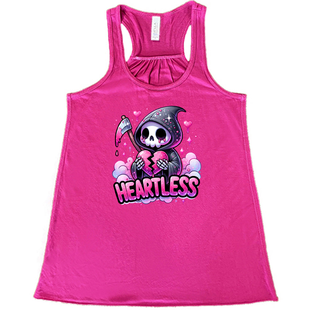 berry shirt with the text "Heartless" on it
