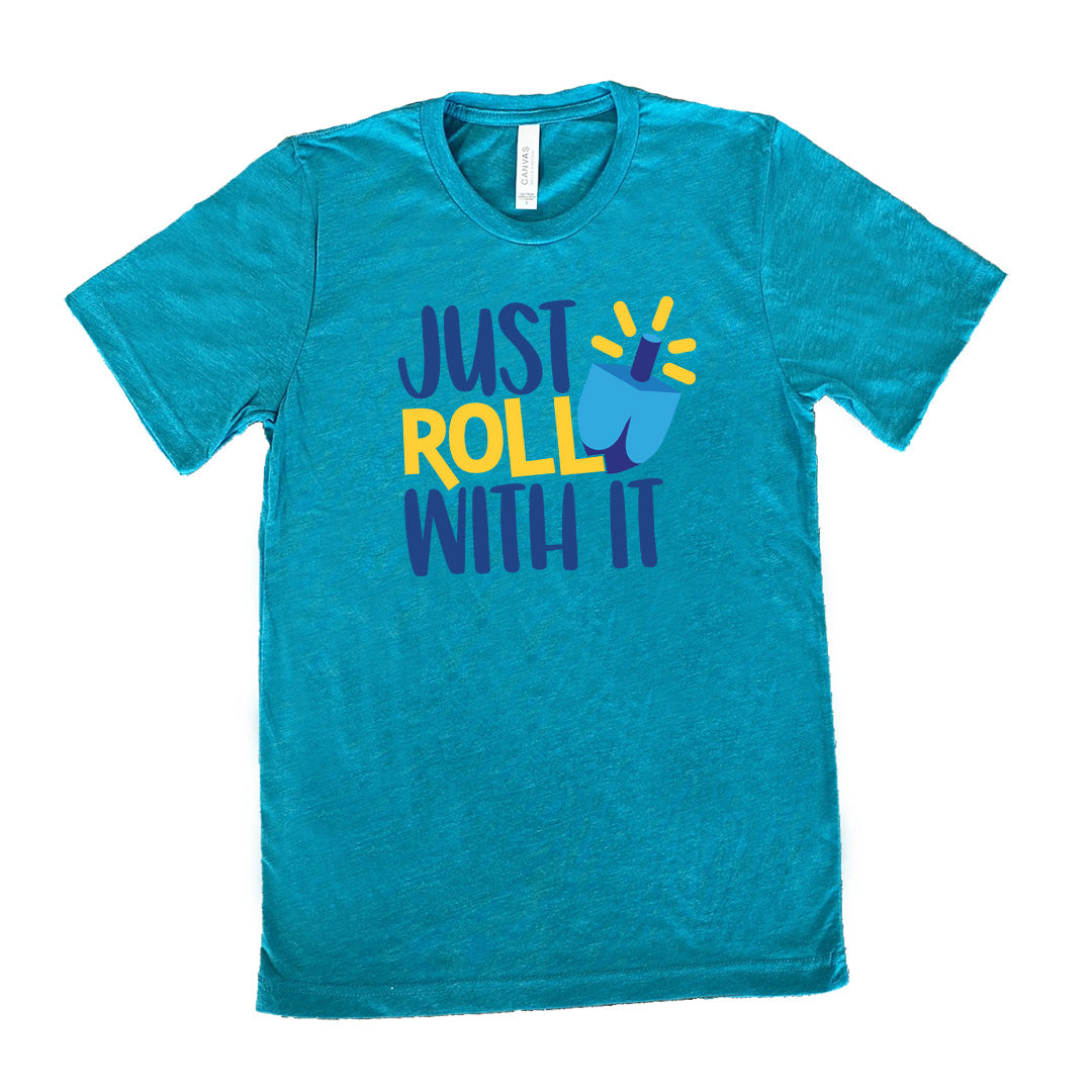 Just Roll With It Dreidel Shirt Unisex