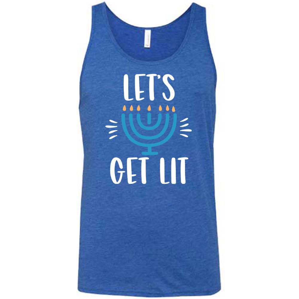 Let's Get Lit Menorah Shirt Unisex