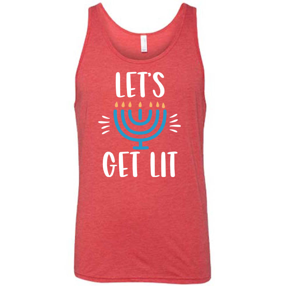 Let's Get Lit Menorah Shirt Unisex