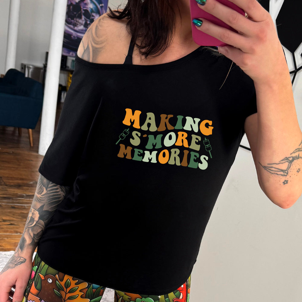 shirt with a graphic on it that says "Making S'More Memories"
