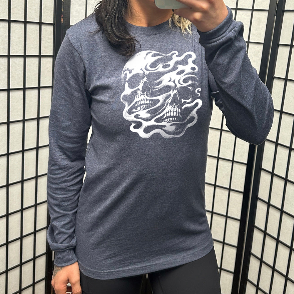 Long Sleeve Tee | Melting Skulls
