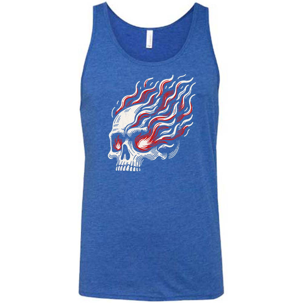 Skull With Burning Eyes Shirt Unisex